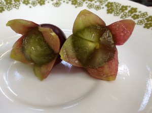 Thick Skin Peeled Back like Flower